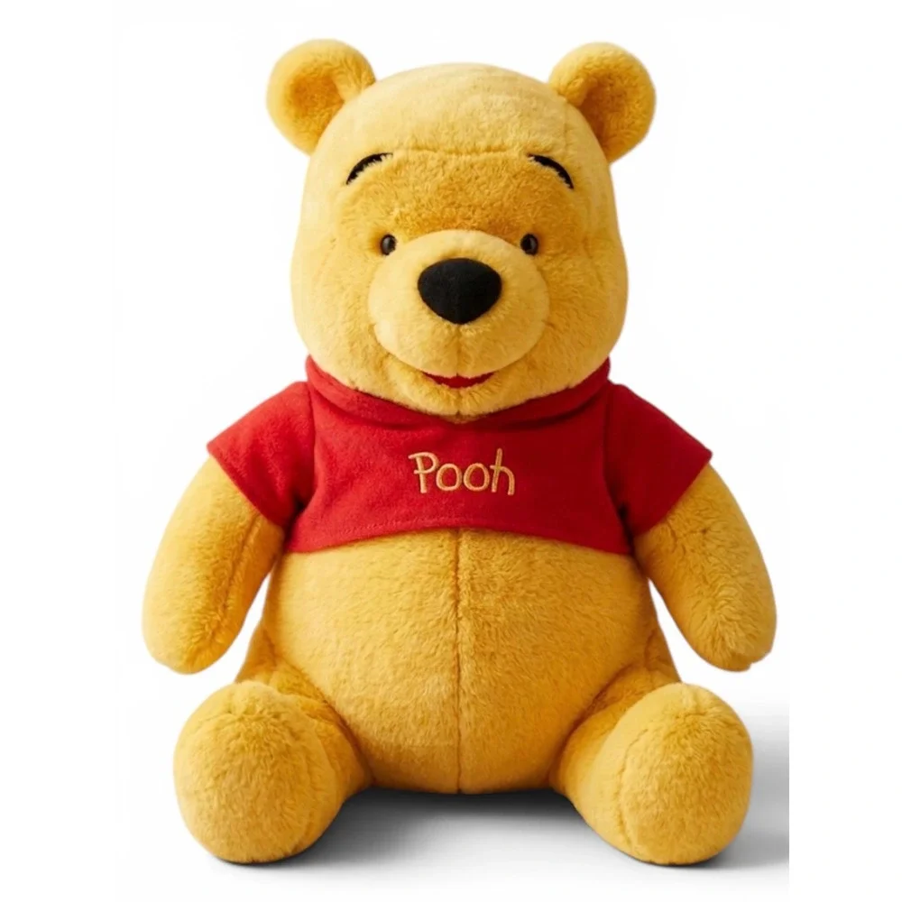 Disney Winnie the Pooh Bear VTG Large Plush Mattel Arcotoys 21